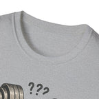 I Lift Because I Can’t Count That High – Heavy Barbell Edition T-Shirt