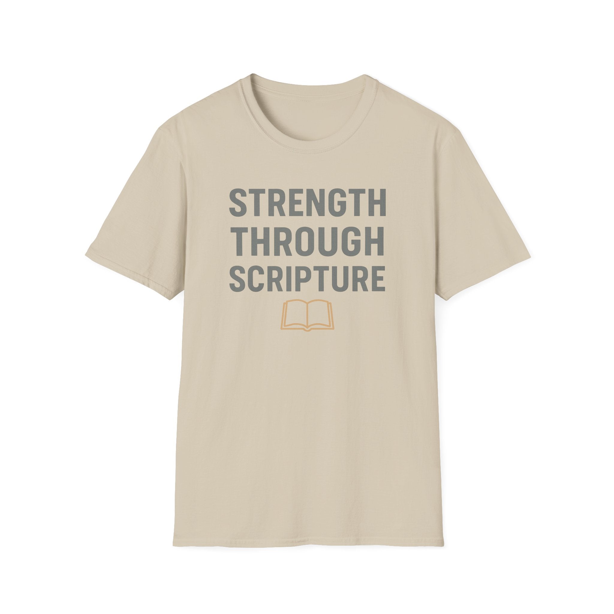 Strength Through Scripture – Bold Faith & Fitness Statement Tshirt
