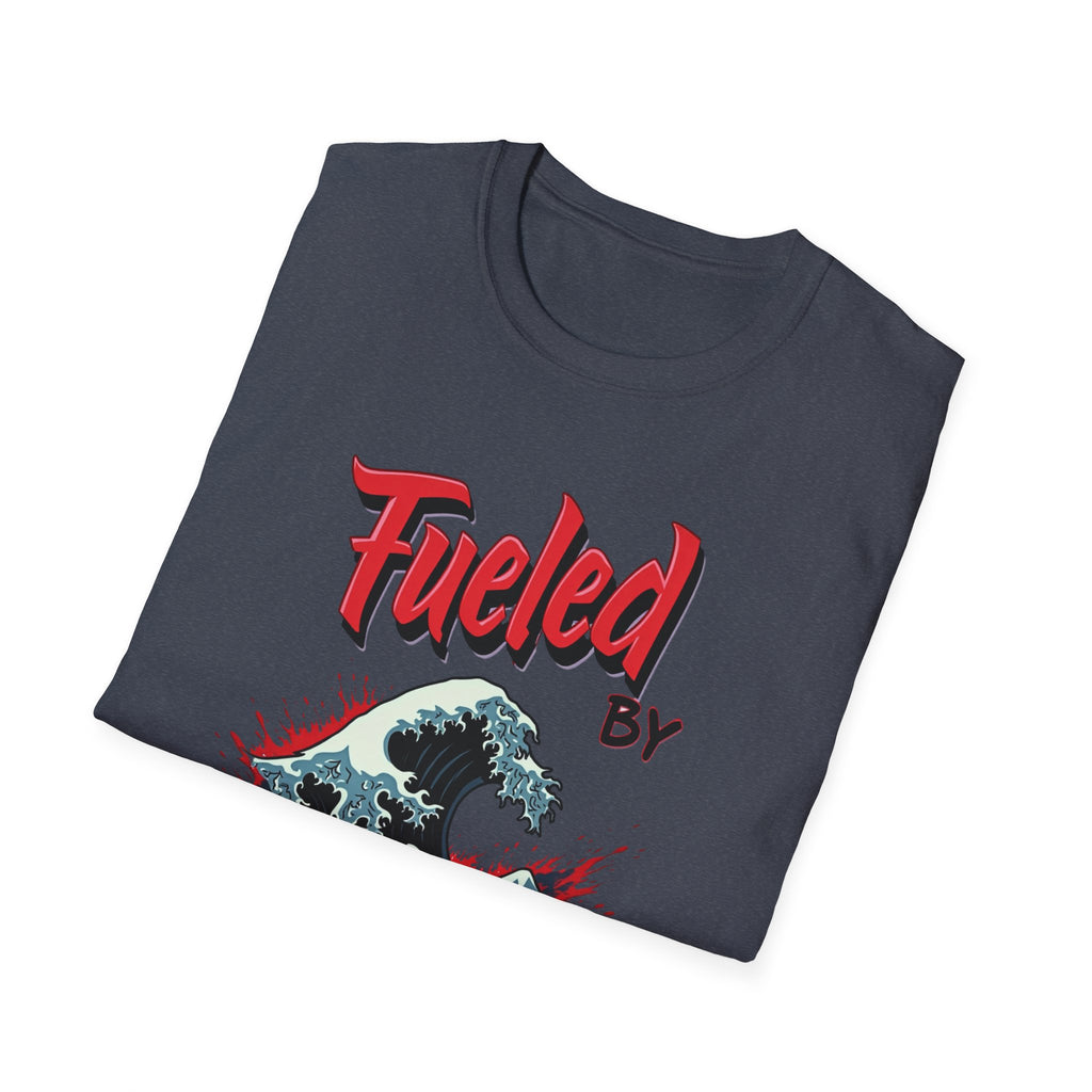 Fueled by Creatine and Chaos – Energy Wave Edition T-Shirt
