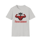 Flexecutioner – Muscular Axe Warrior Emblem T-Shirt