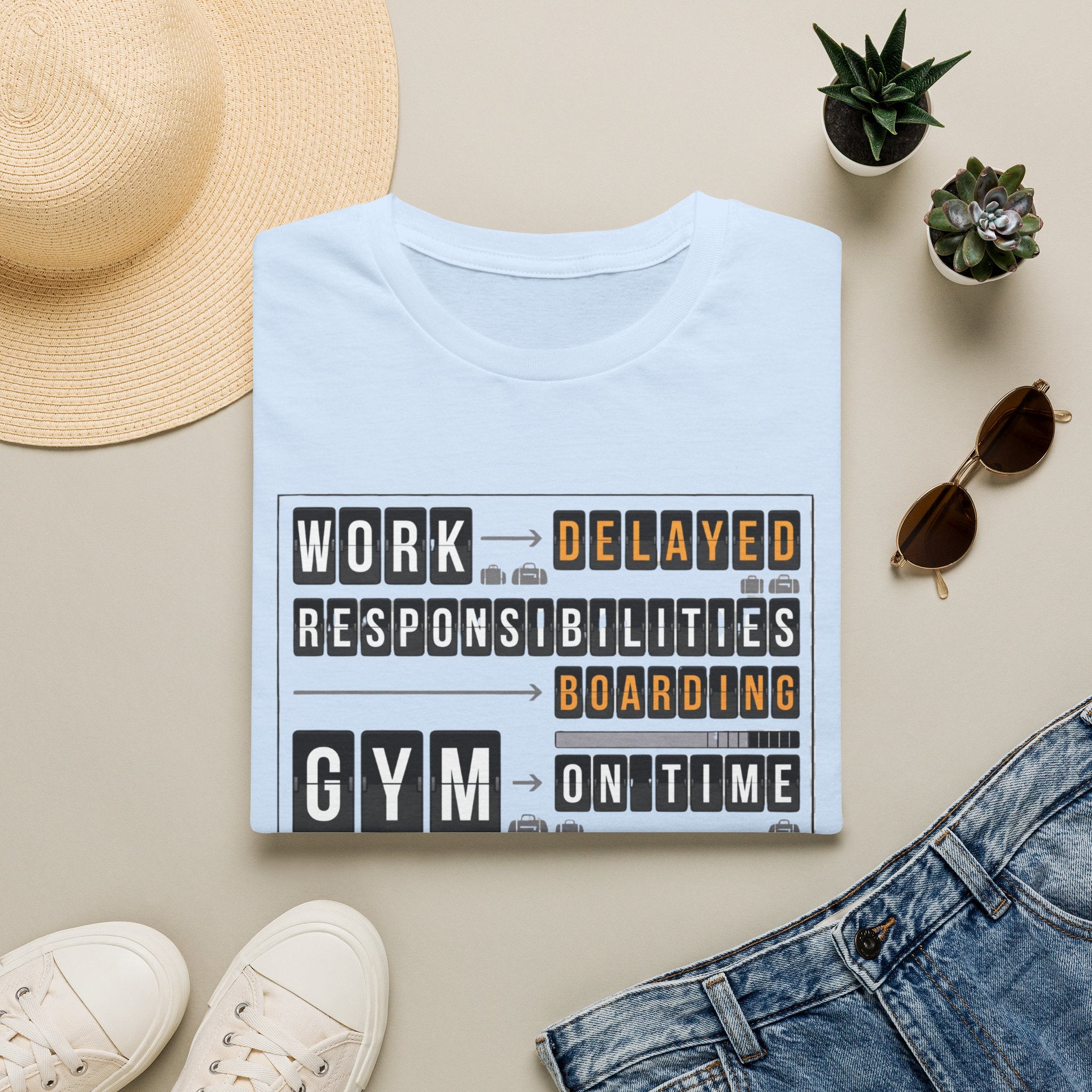 Waiting for gym - Week Schedule T-Shirt