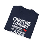 Creatine Loading – Strength +10 / Patience: 0% T-Shirt