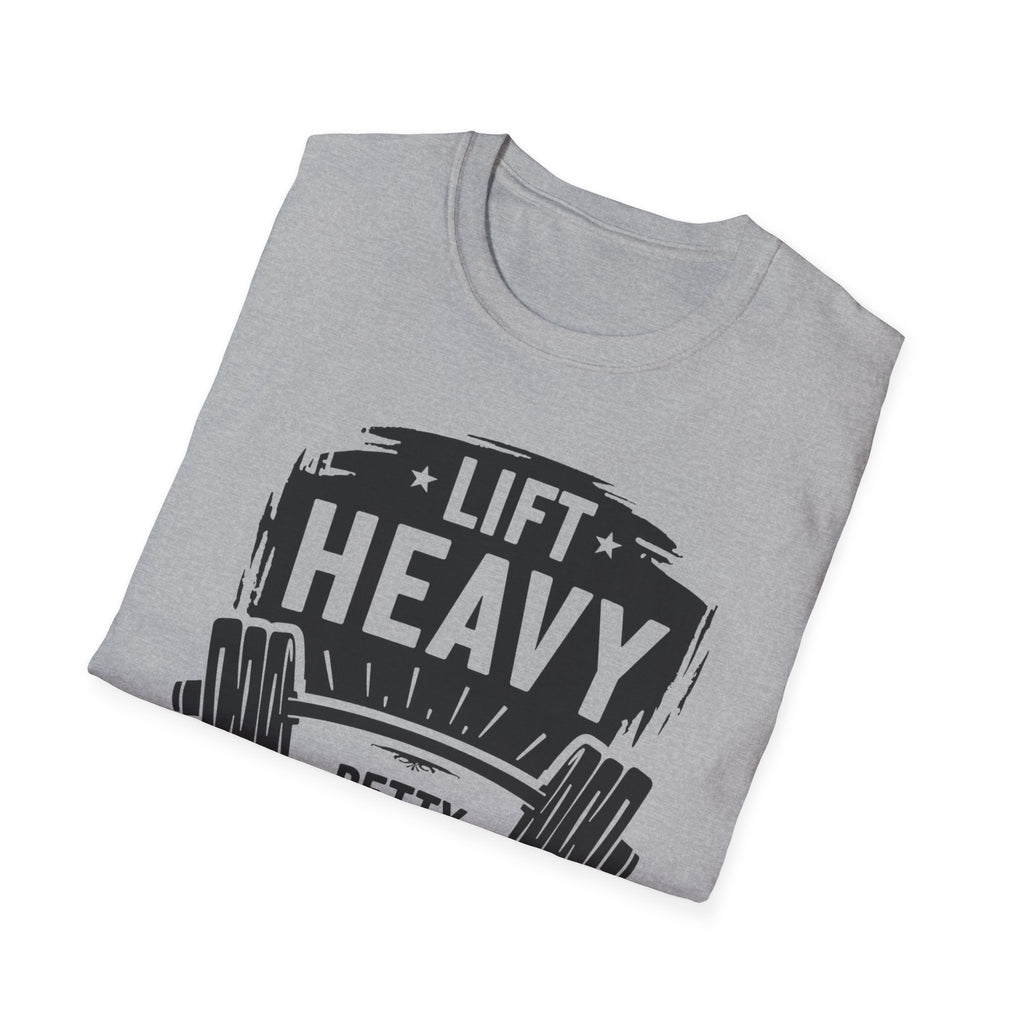 Lift Heavy, Petty Harder (Vintage Crest Edition) T-Shirt