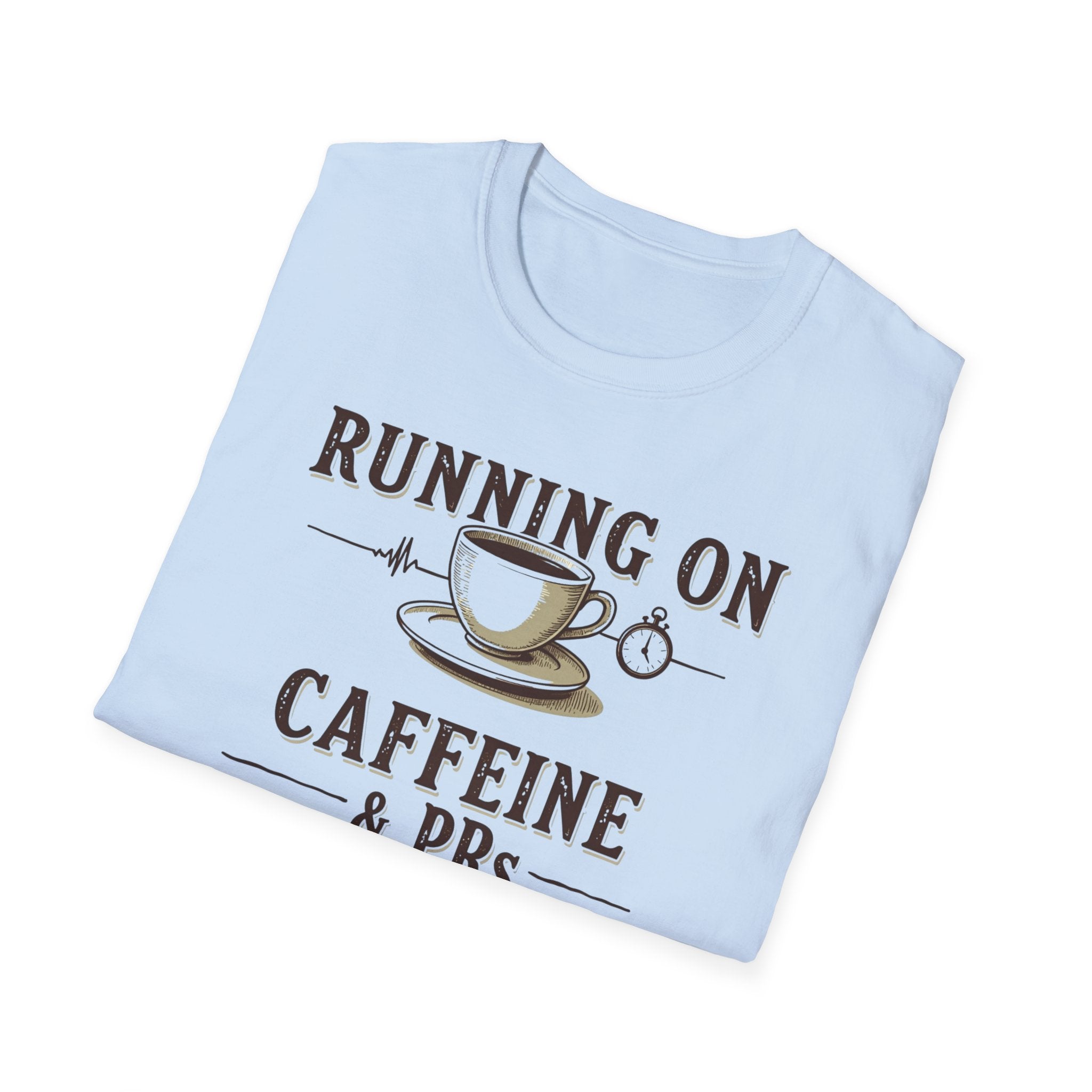 Running on Caffeine & PRs – Vintage Brew Strength T-Shirt