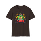 Hard-Shelled Gains – Turtle Power Edition T-Shirt