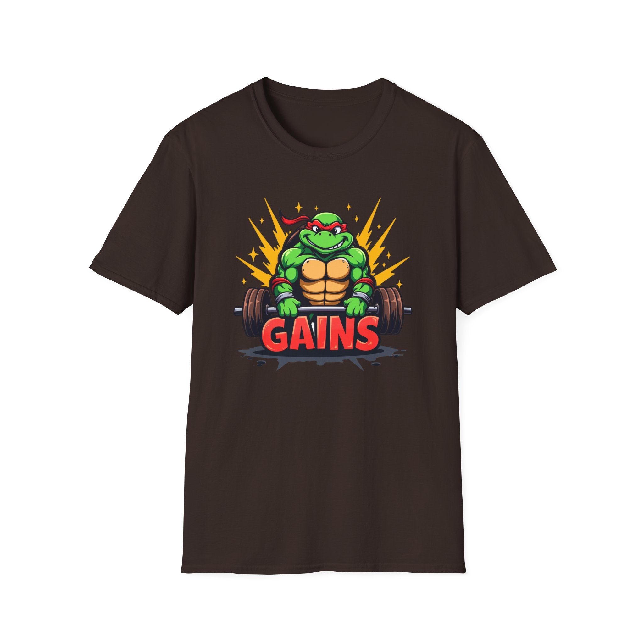 Hard-Shelled Gains – Turtle Power Edition T-Shirt