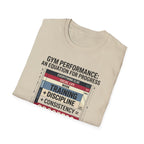 Gym Performance - An equation for progress T-Shirt