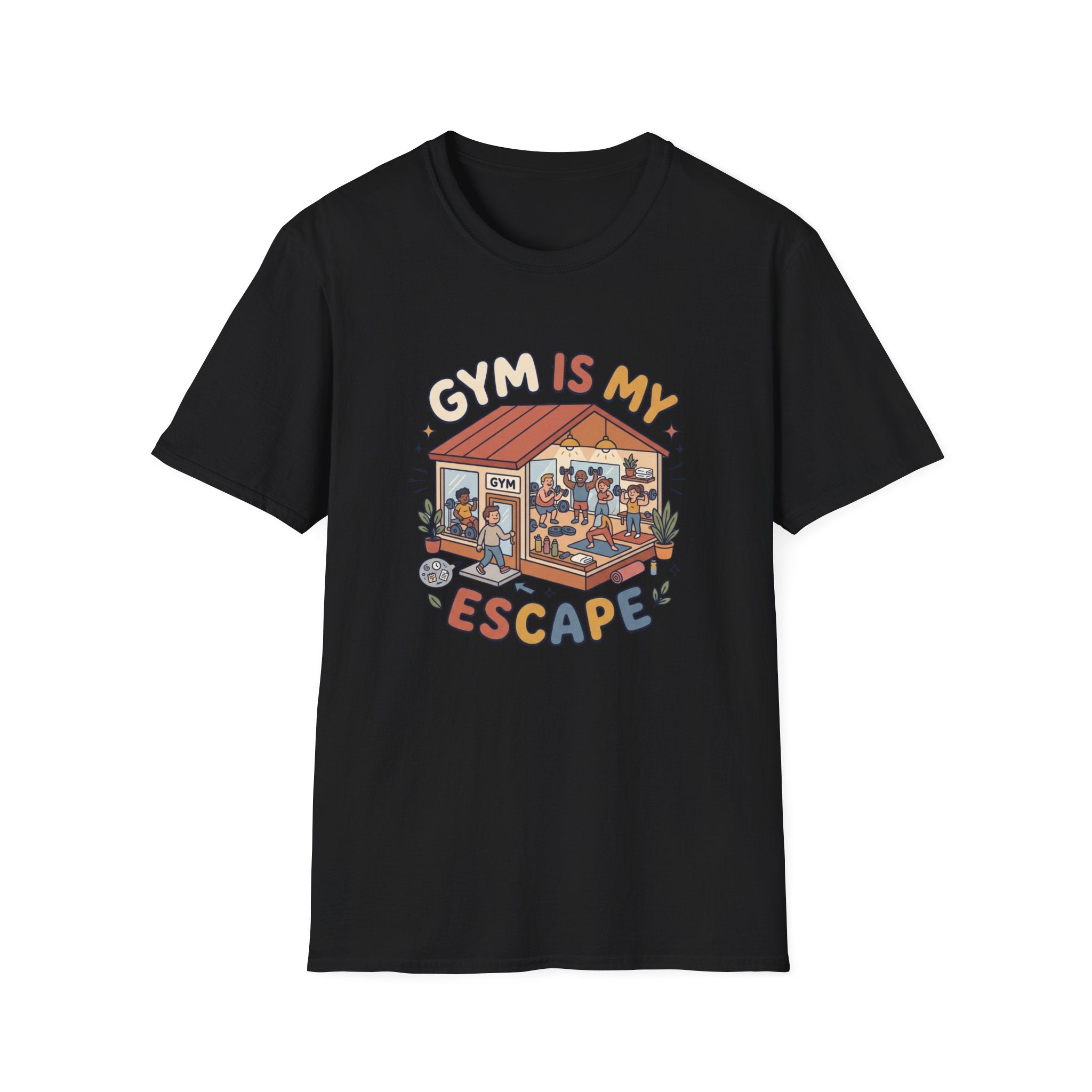 Gym is my escape - Warm T-Shirt