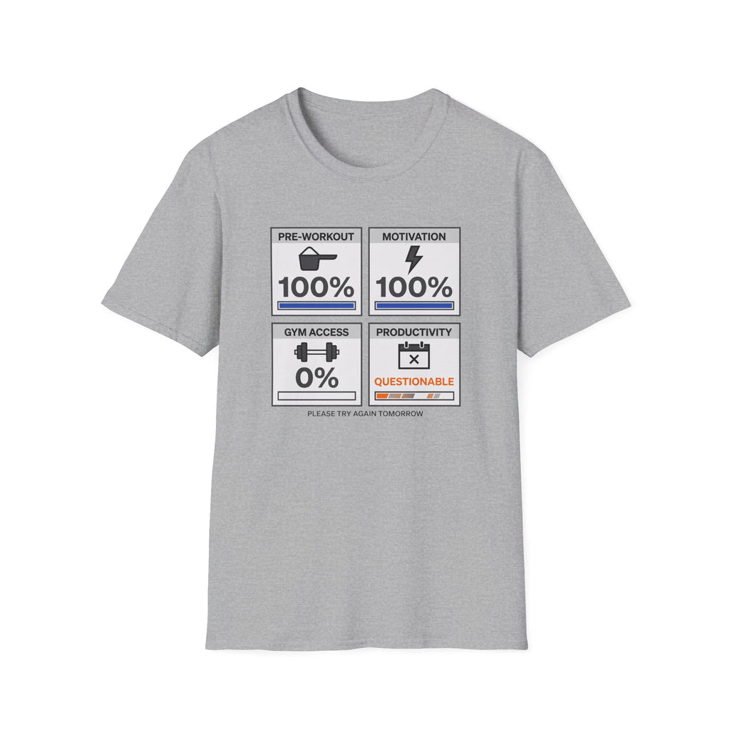 Pre workout taken - Corporate style T-Shirt
