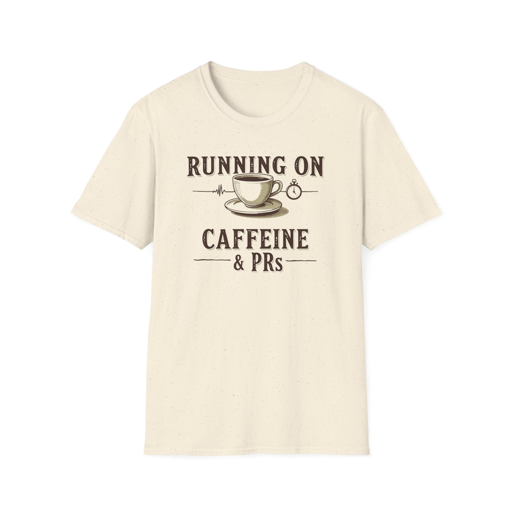 Running on Caffeine & PRs – Vintage Brew Strength T-Shirt