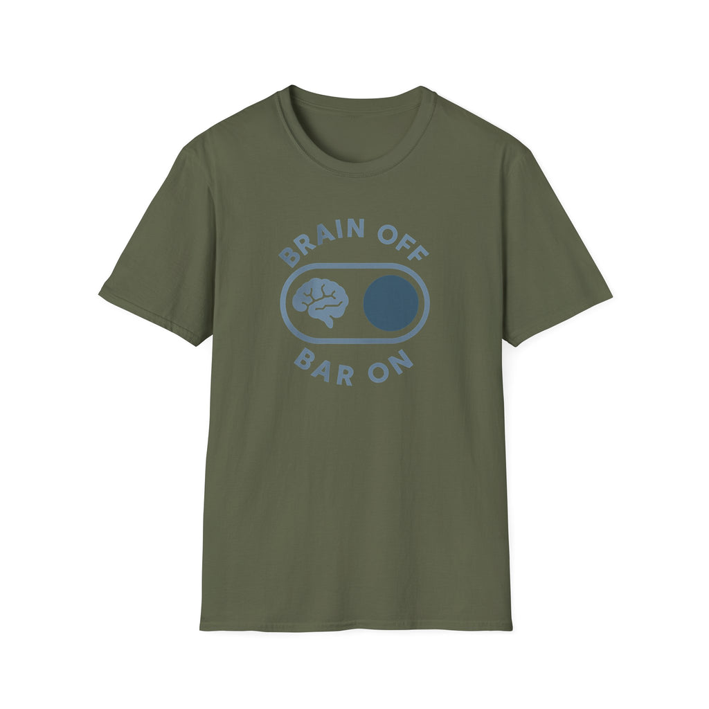 Brain Off Bar On – Powerlifting Switch T-Shirt
