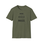 Mind + Muscle = Mass – Equation T-Shirt