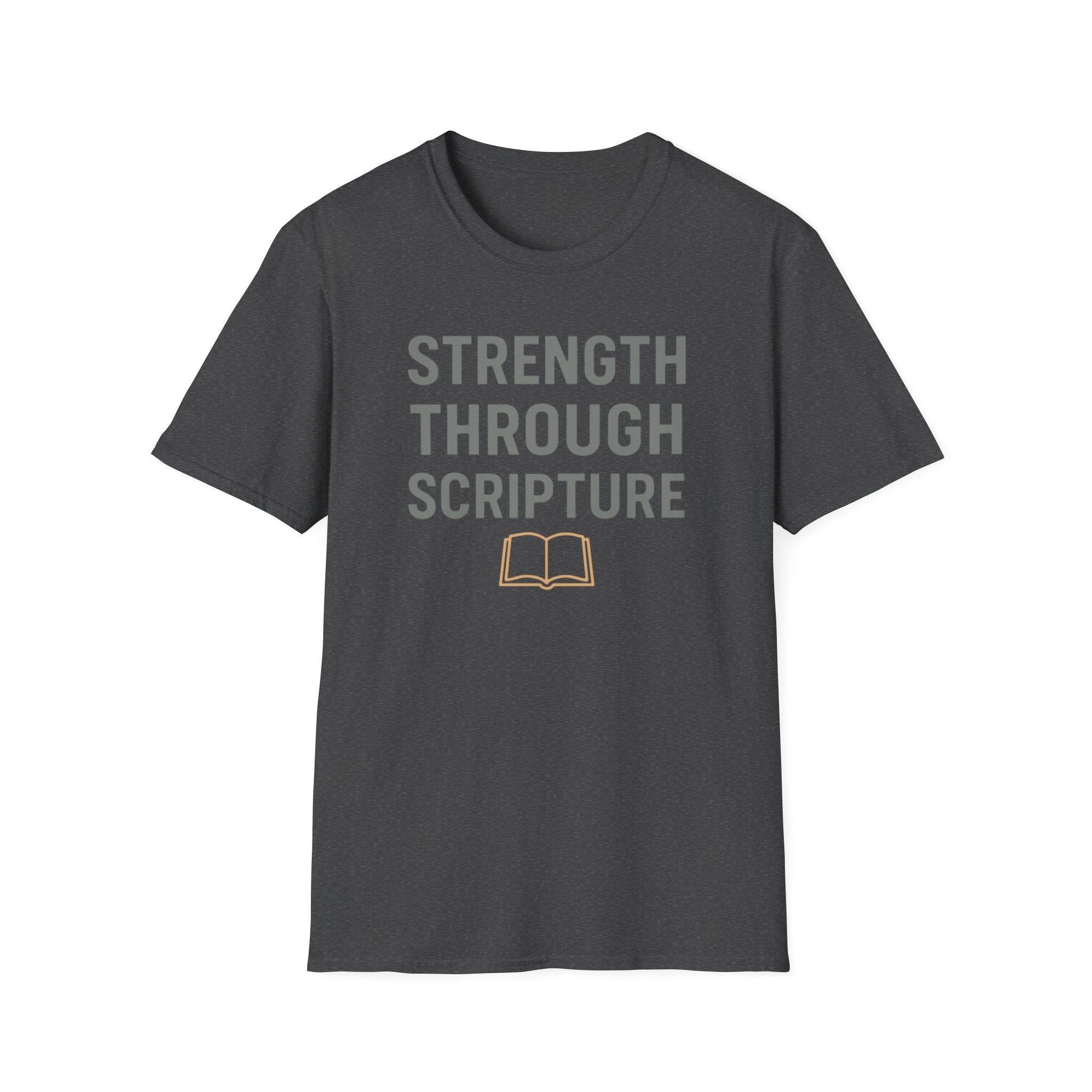 Strength Through Scripture – Bold Faith & Fitness Statement Tshirt