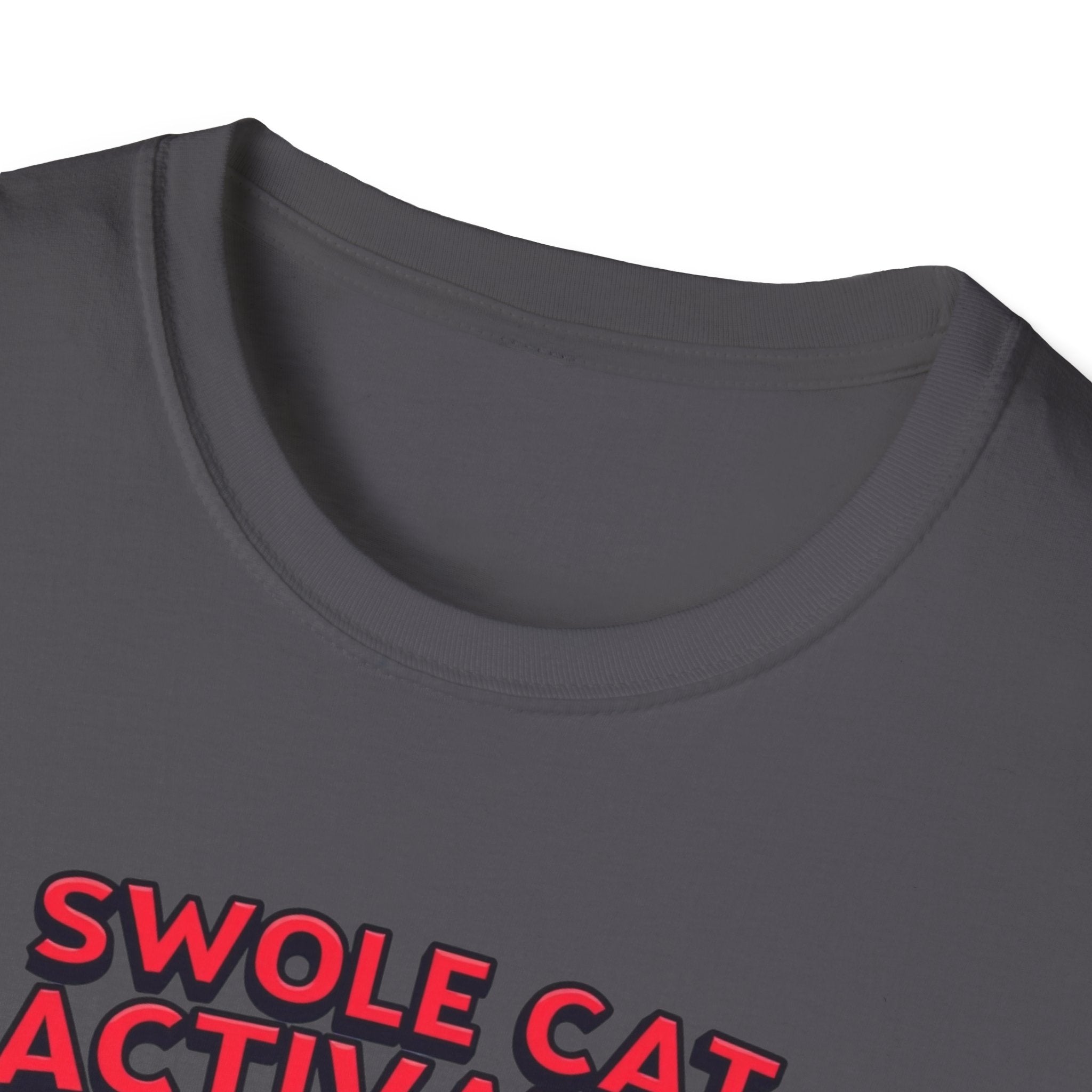 Swole Cat Activated – Pre-Workout Pouncer Edition T-Shirt
