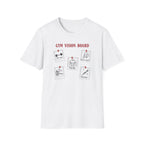 Gym Vision Board – Gains with a Side of Sarcasm T-Shirt