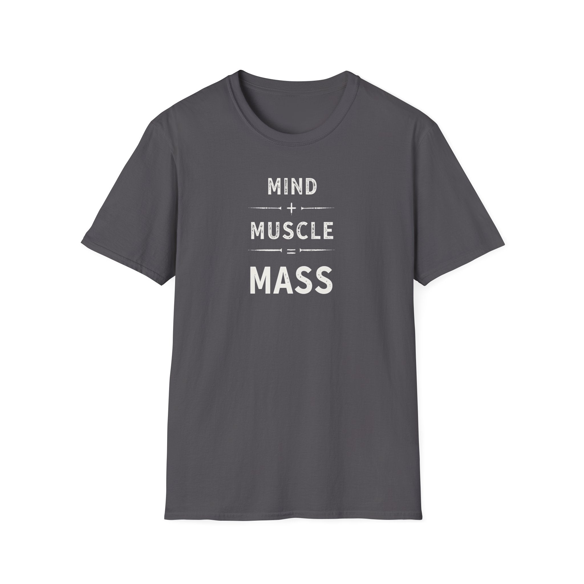 Mind + Muscle = Mass – Equation T-Shirt