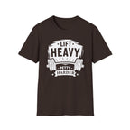 Lift Heavy, Petty Harder (Vintage Crest Edition) T-Shirt