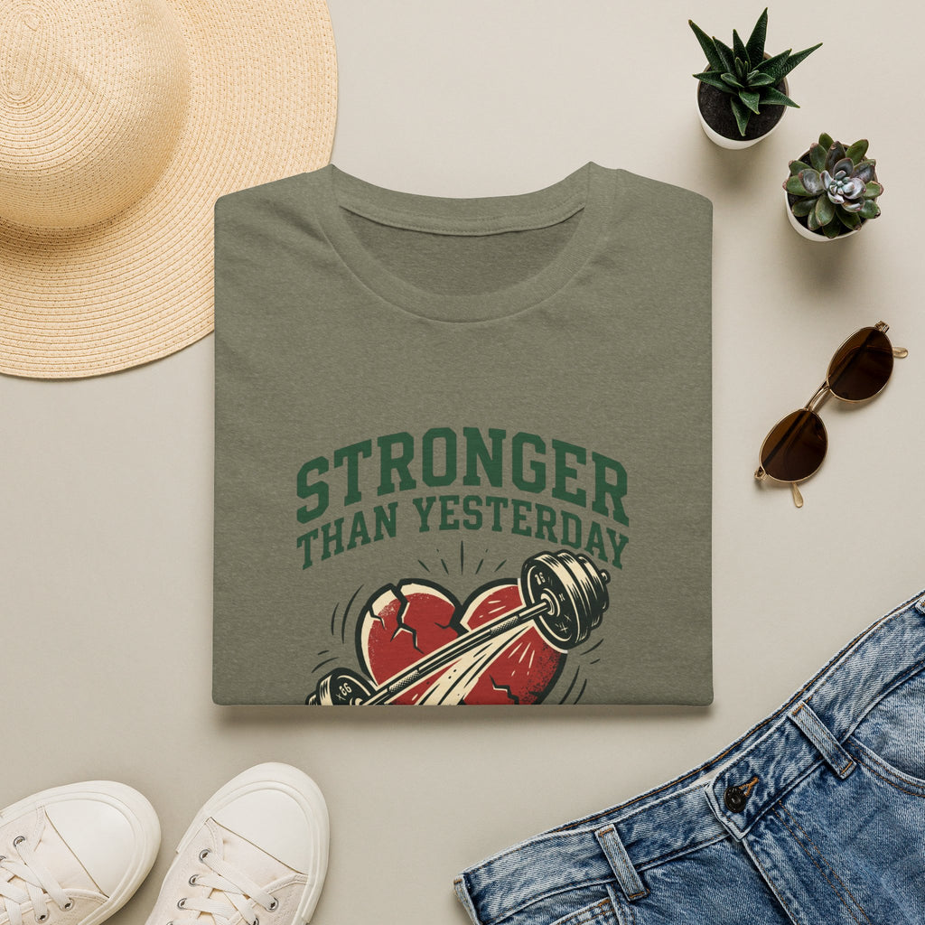 Stronger than yesterday - turn pain into progress T-Shirt