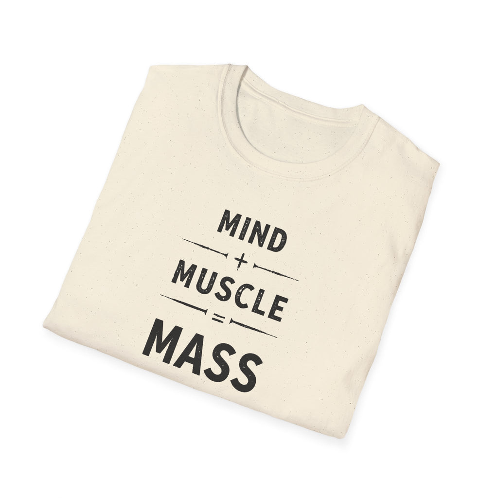 Mind + Muscle = Mass – Equation T-Shirt