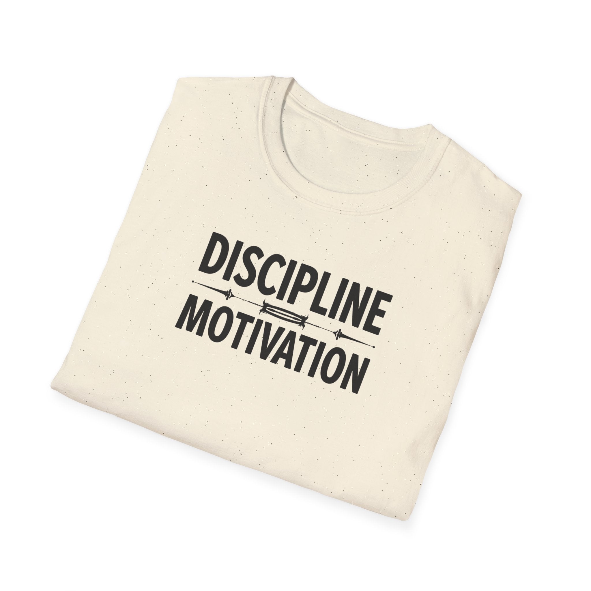 Discipline > Motivation – Barbell Edition T-Shirt