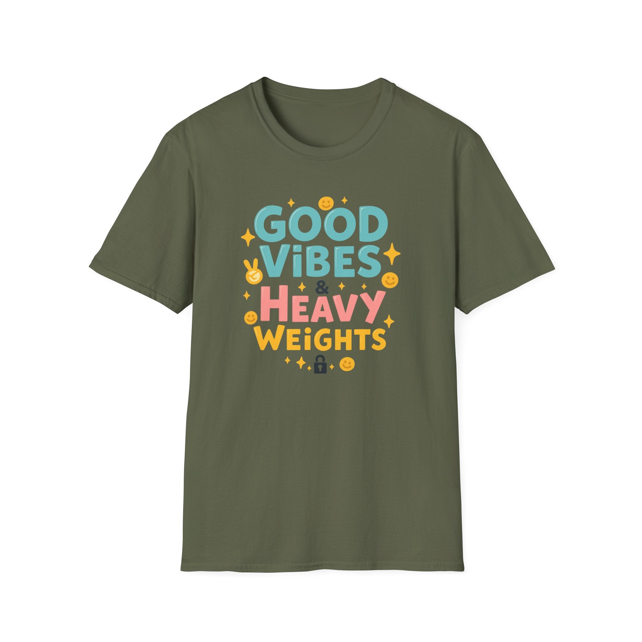 Good Vibes & Heavy Weights – Neon Mood Edition T-Shirt
