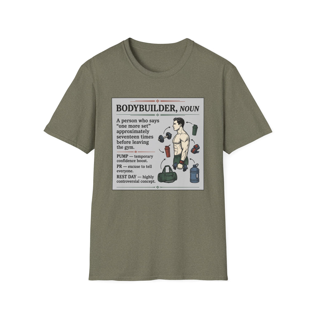 Bodybuilder, noun T-Shirt