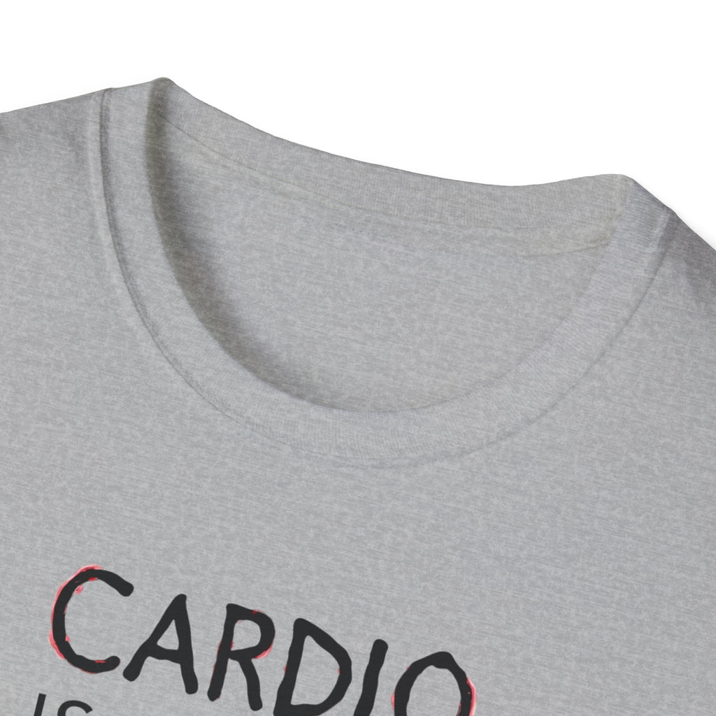 Cardio Is a Scam typo T-Shirt