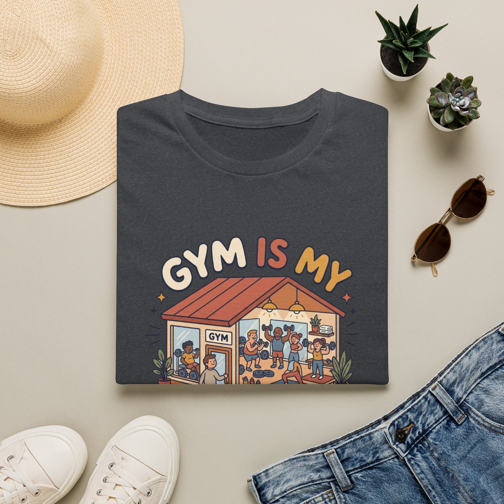 Gym is my escape - Warm T-Shirt