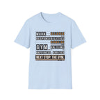 Waiting for gym - Week Schedule T-Shirt