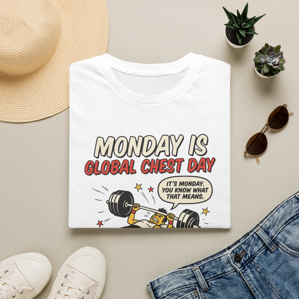 Monday is Global chest day - You knw what it means T-Shirt