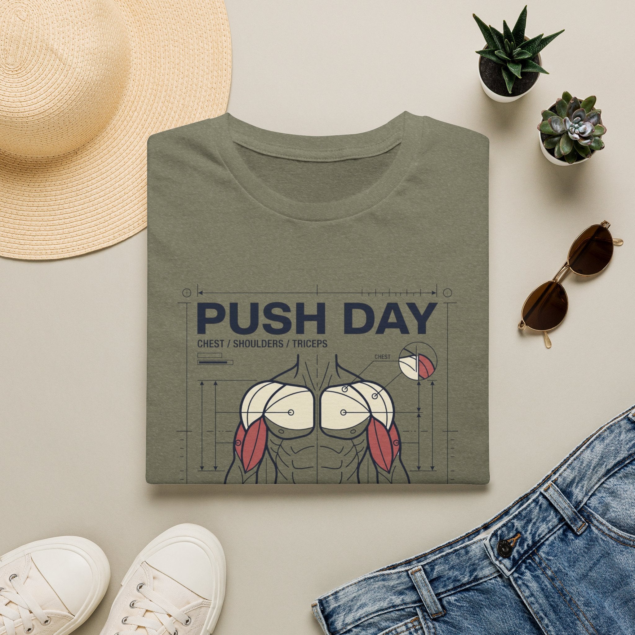 Push Day - science style T-Shirt