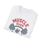 Muscle Over Math – Barbell Crunch Edition T-Shirt