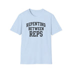 Repenting Between Reps – Bold Faith & Fitness  Tshirt