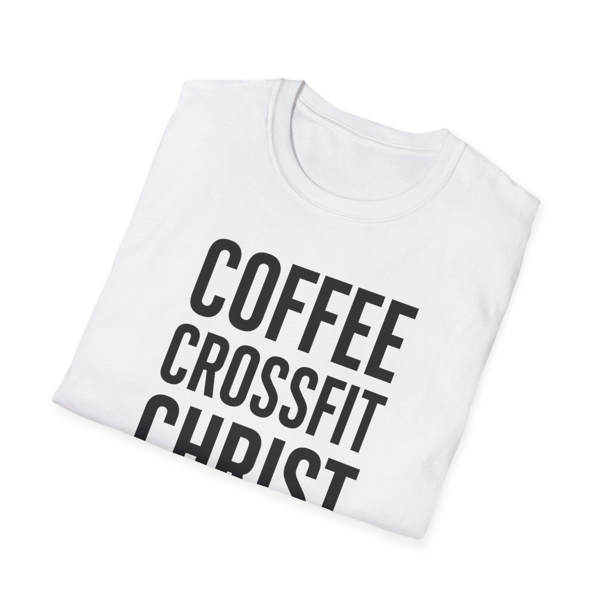 Coffee. CrossFit. Christ. – Bold Faith & Fitness Tshirt