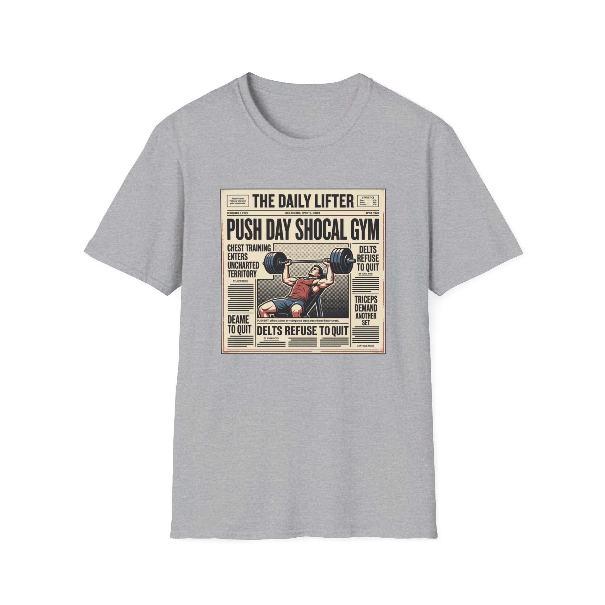 Push day newspaper style T-Shirt