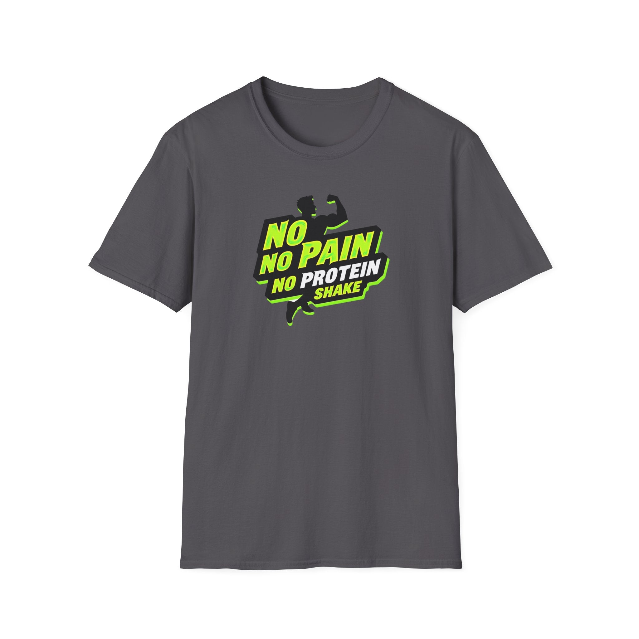 No Pain, No Protein Shake funny T-Shirt