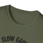 Slow Gains, Big Results – Turtle Power Edition T-Shirt