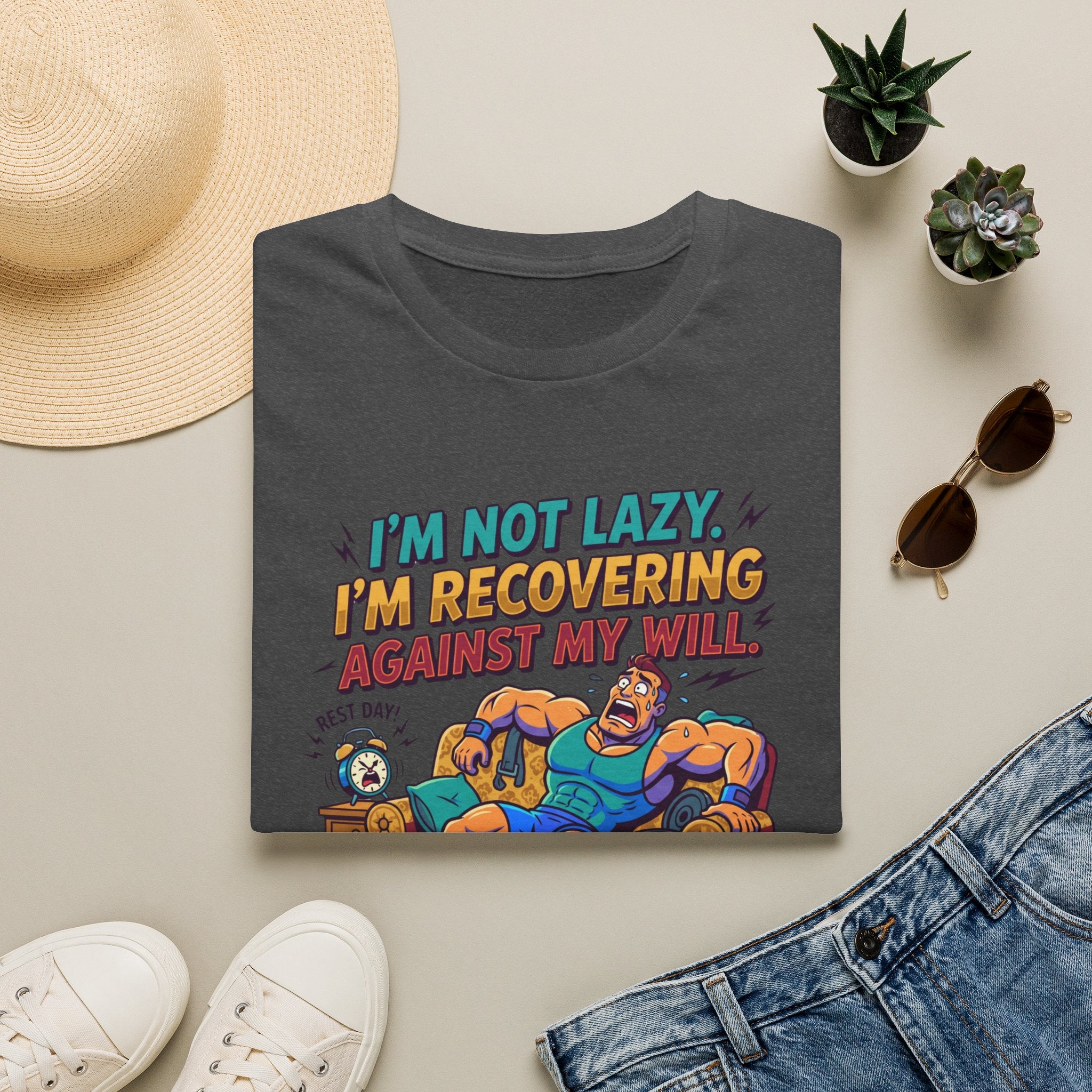 Not Lazy - Recovering against will T-Shirt