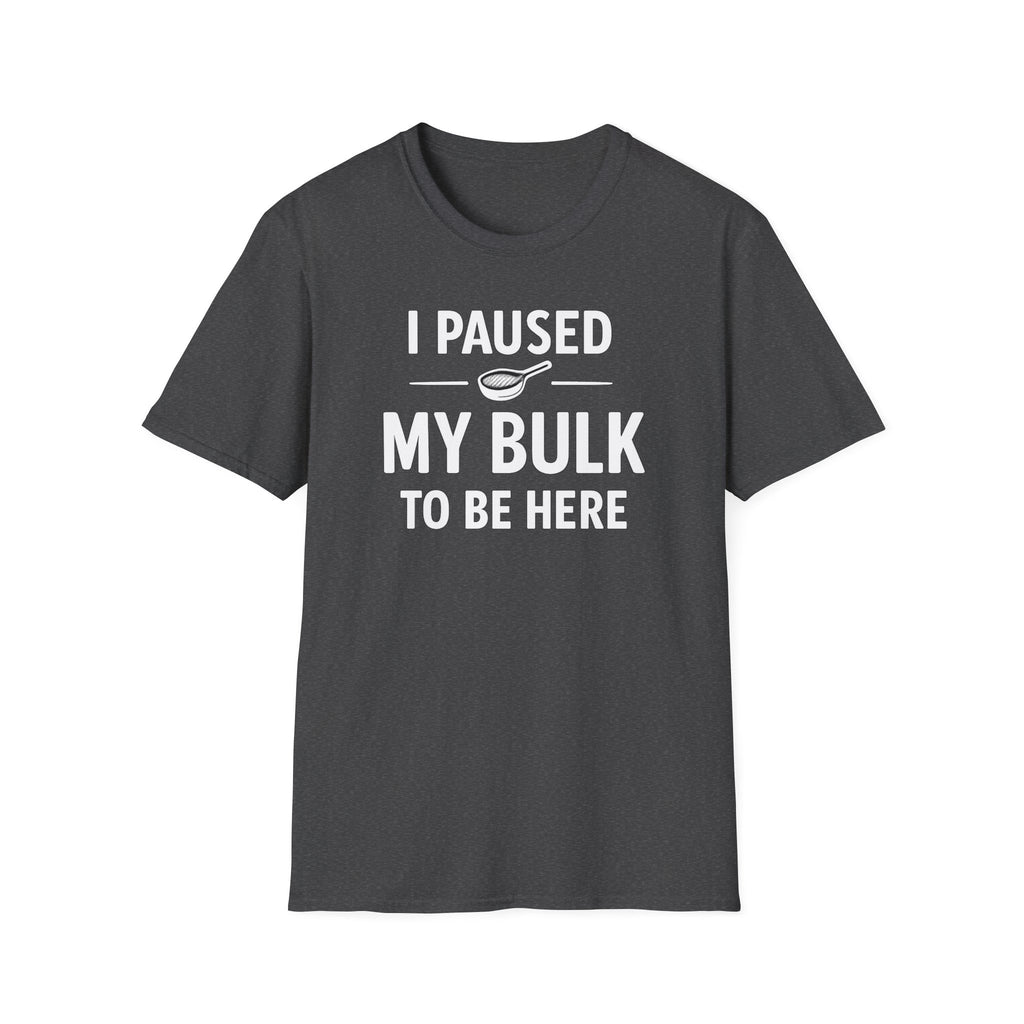 I Paused My Bulk to Be Here T-Shirt