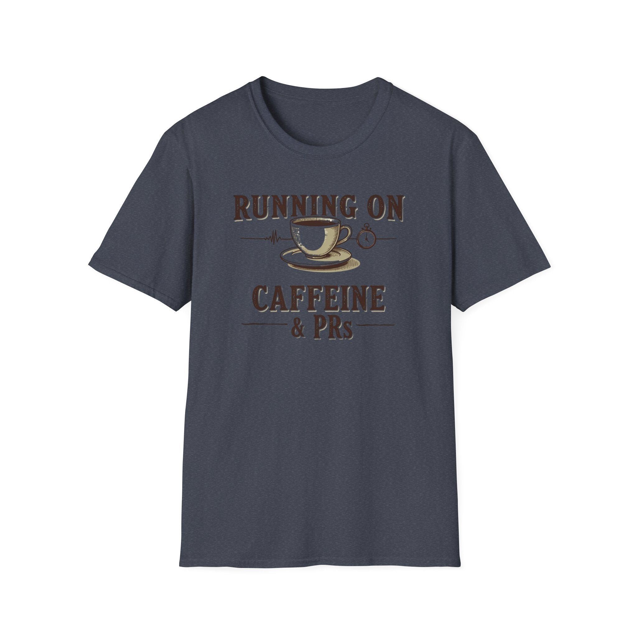 Running on Caffeine & PRs – Vintage Brew Strength T-Shirt