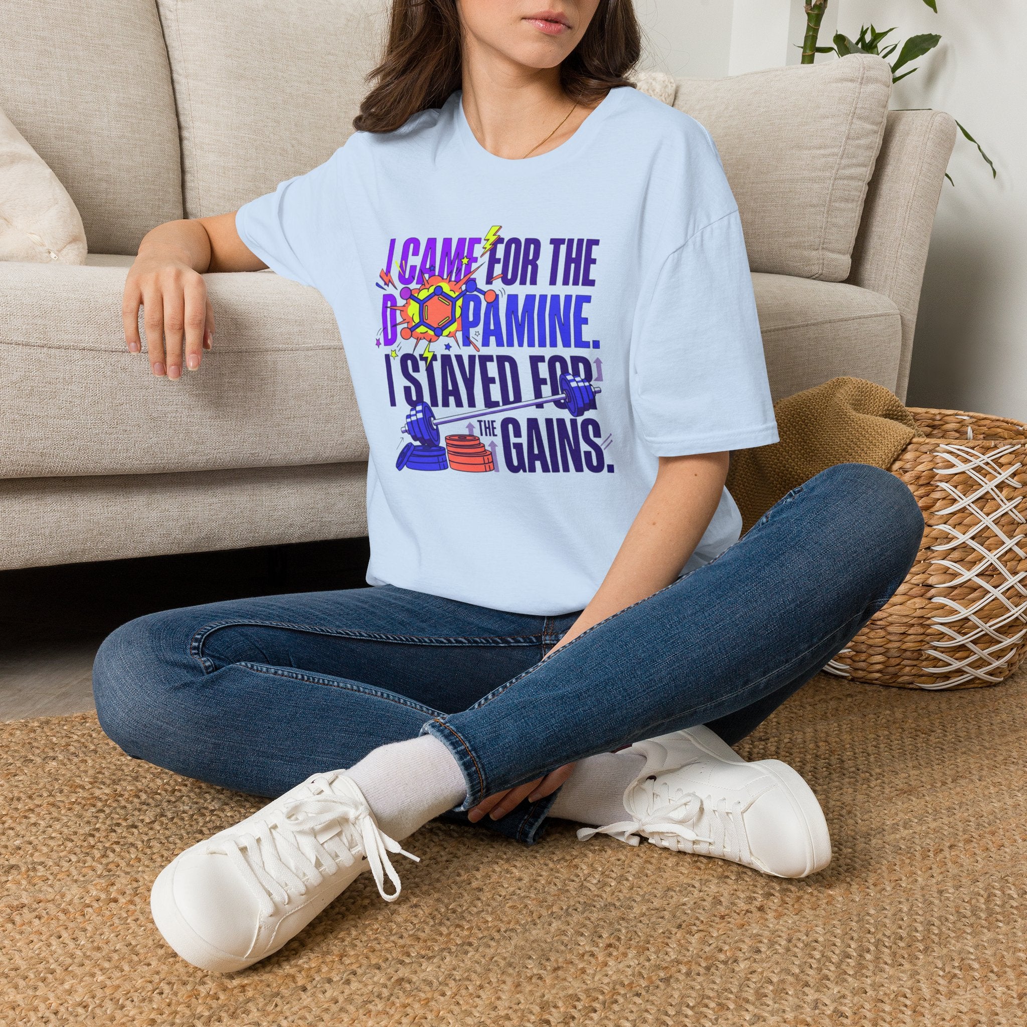 Came for dopamine, stayed for the gains T-Shirt