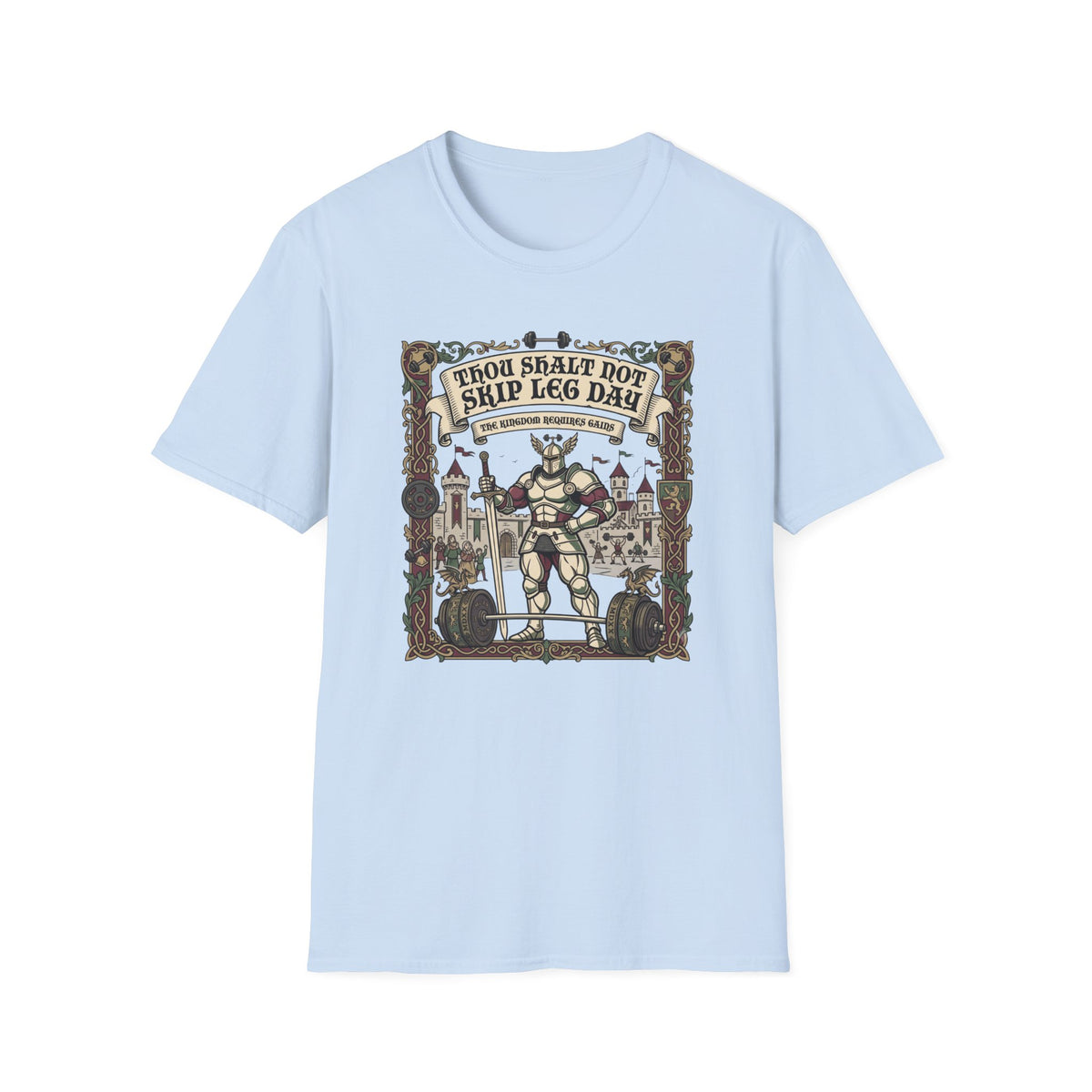 Thou Shalt not skip leg day T-Shirt