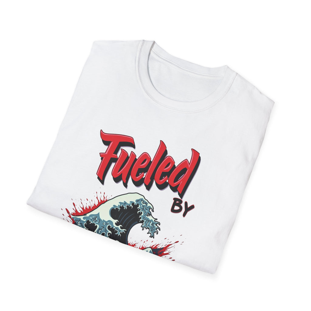 Fueled by Creatine and Chaos – Energy Wave Edition T-Shirt
