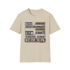 Waiting for gym - Week Schedule T-Shirt