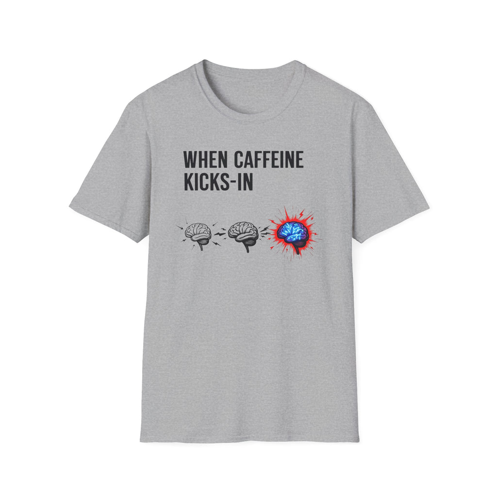 When Caffeine Kicks In – Brainstorm Mode Engaged T-Shirt