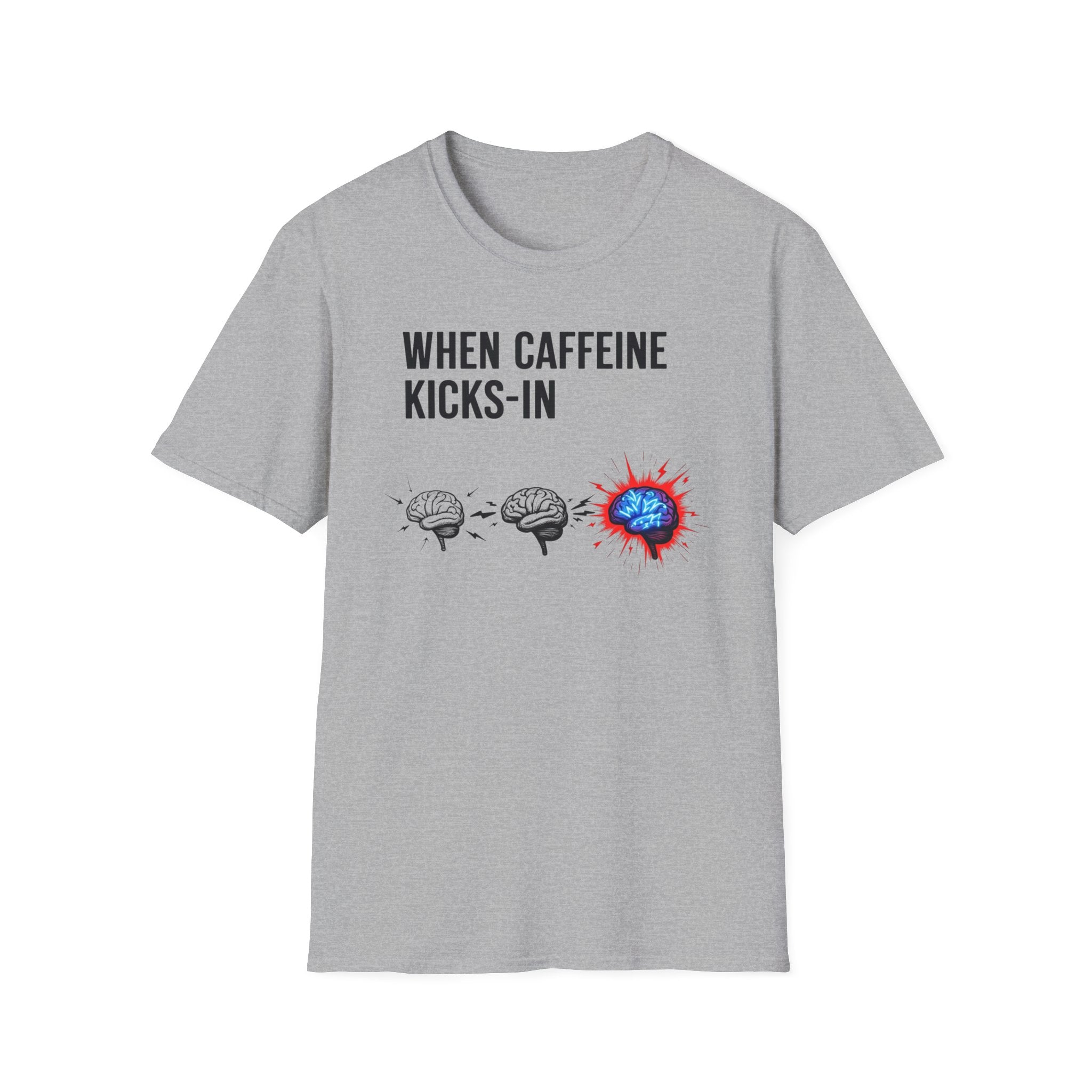 When Caffeine Kicks In – Brainstorm Mode Engaged T-Shirt