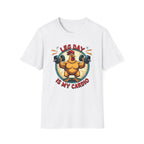 Leg Day Is My Cardio (Muscle Chicken Edition) T-Shirt