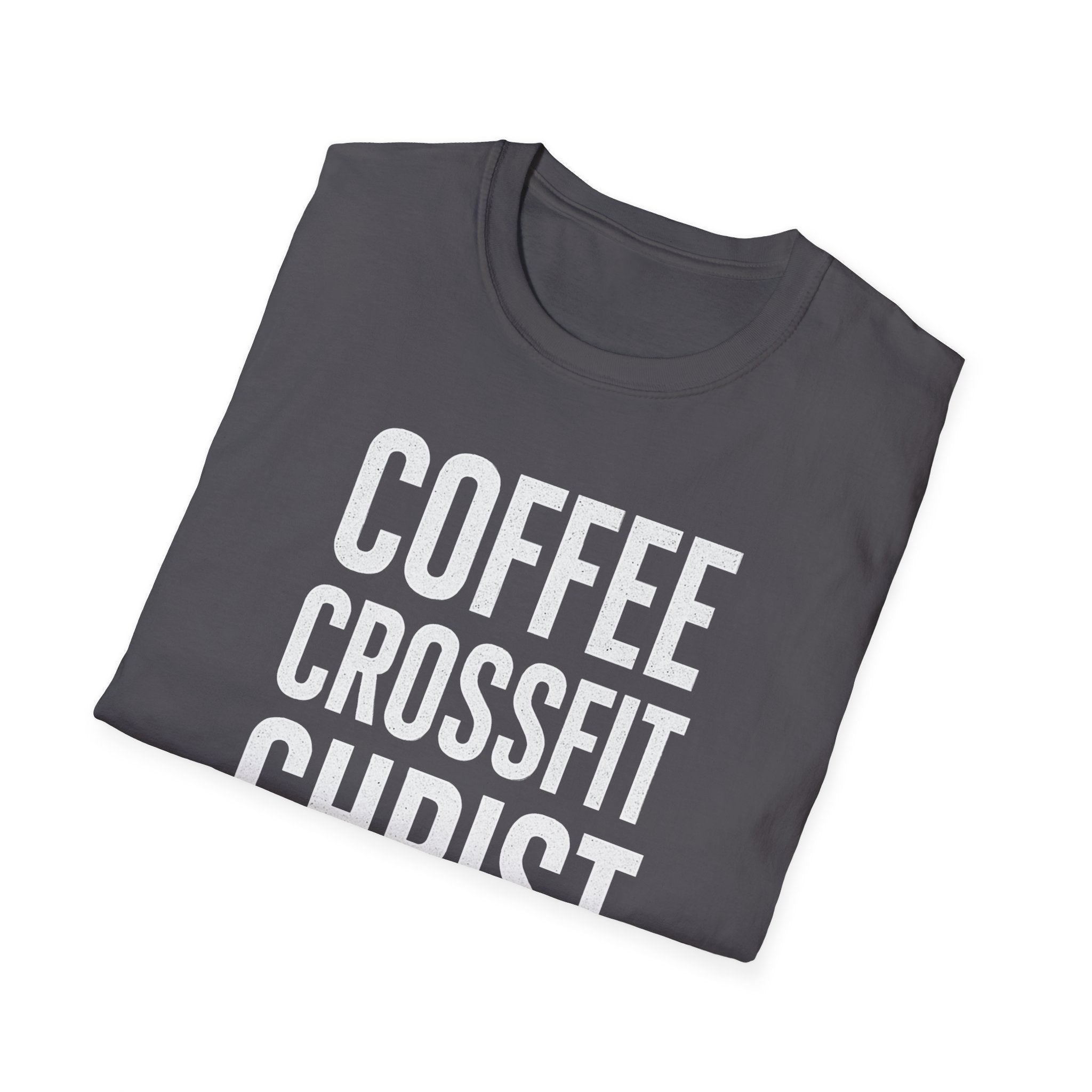 Coffee. CrossFit. Christ. – Bold Faith & Fitness Tshirt
