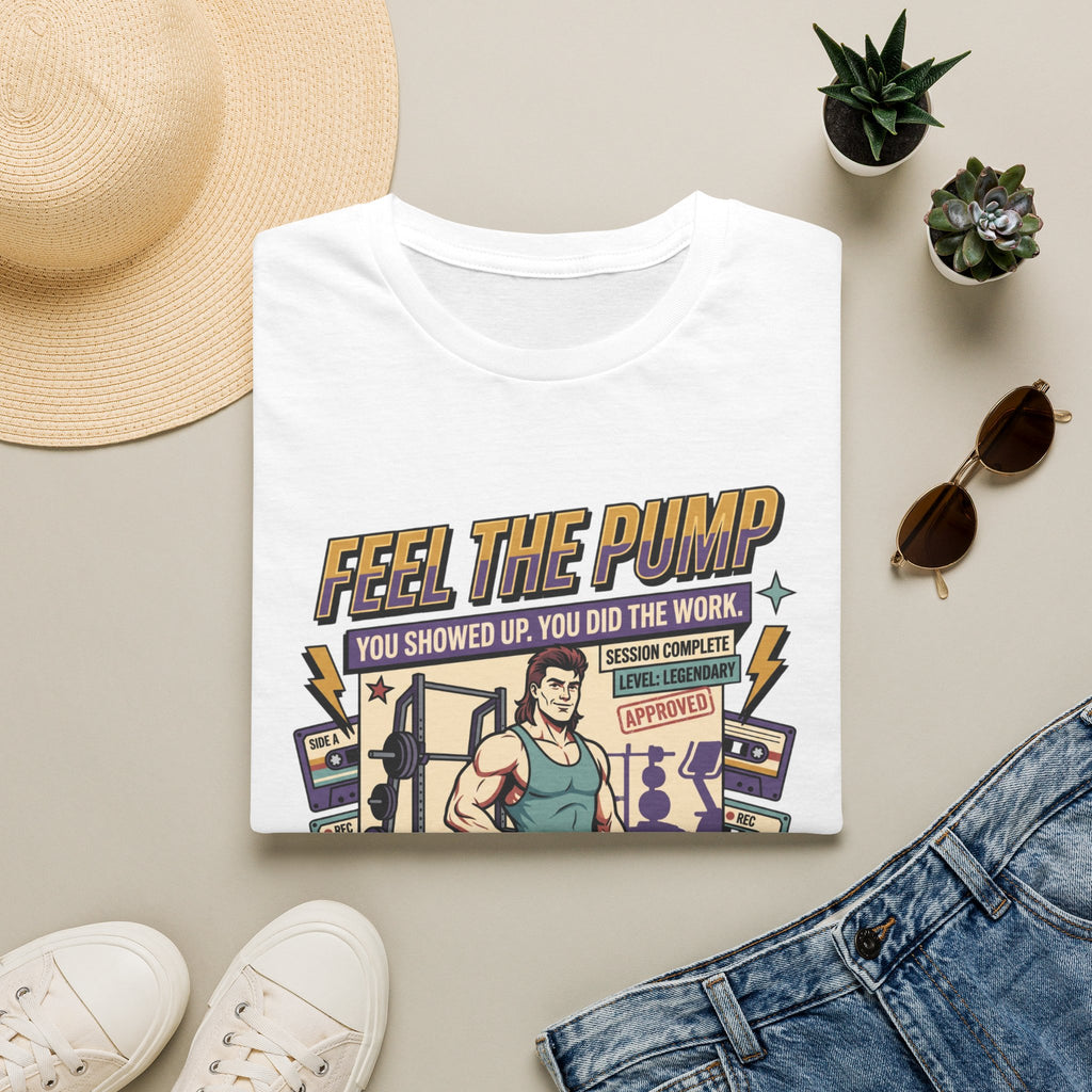 Feel the pump - Showed up. Did the work T-Shirt