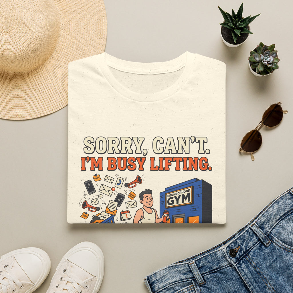 Sorry, can't. I'm busy lifting T-Shirt
